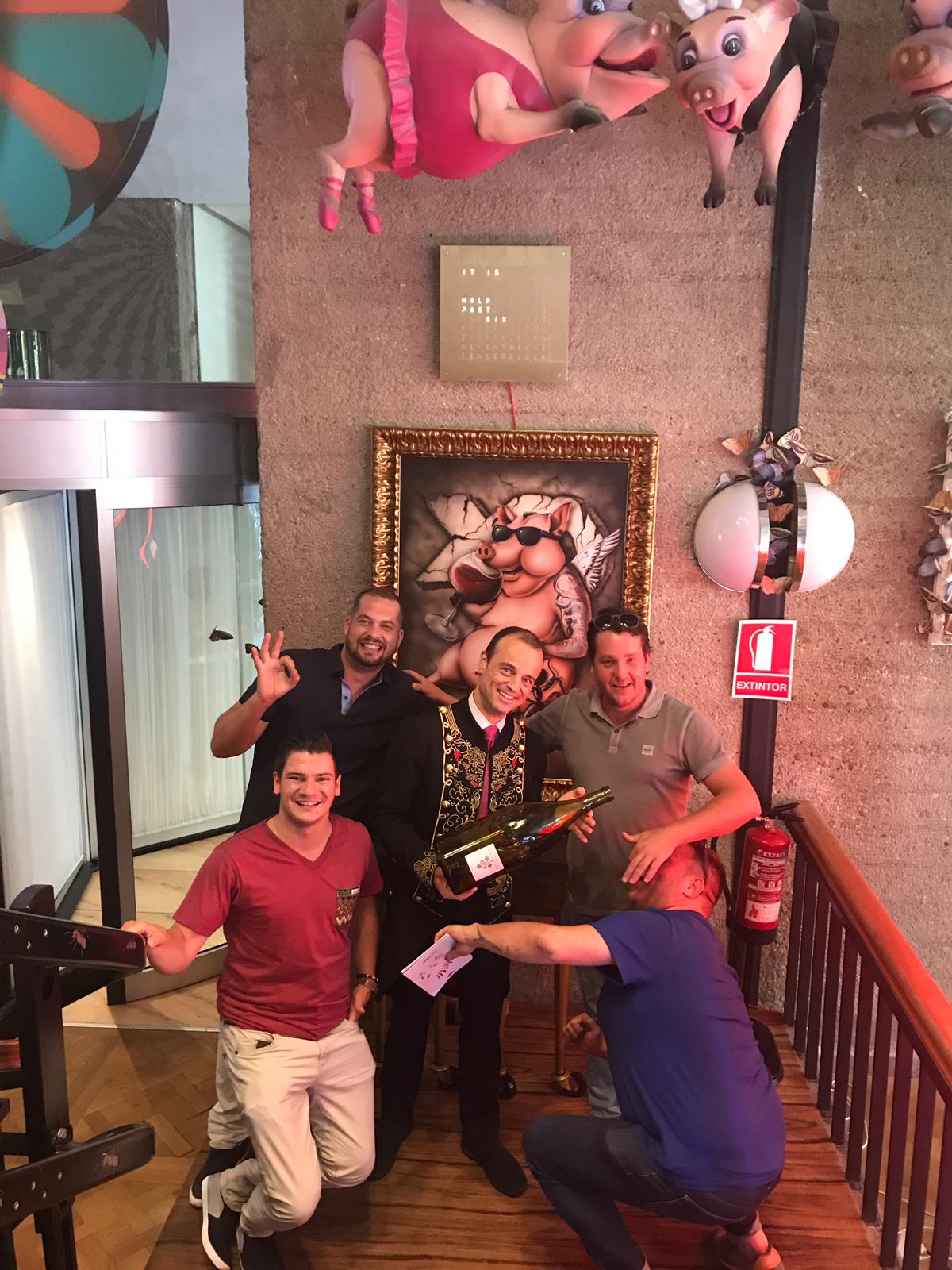 Jordi and friends at DiverXO