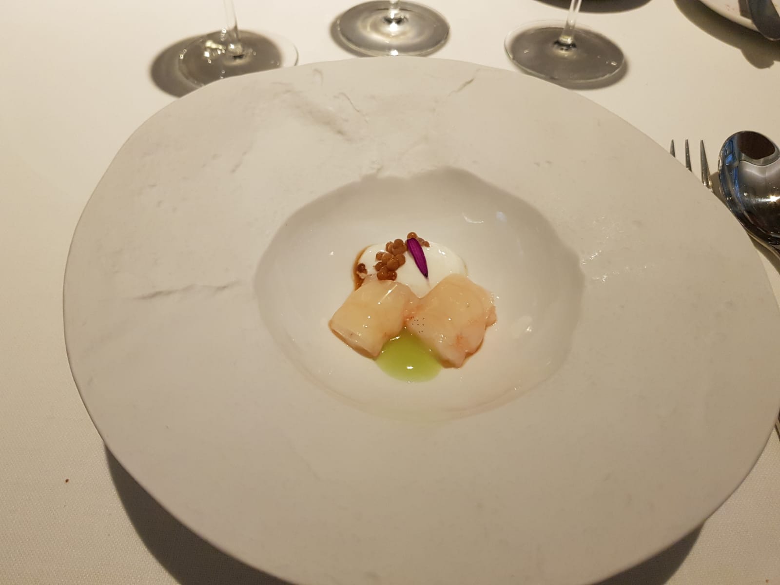Lasarte scallop course