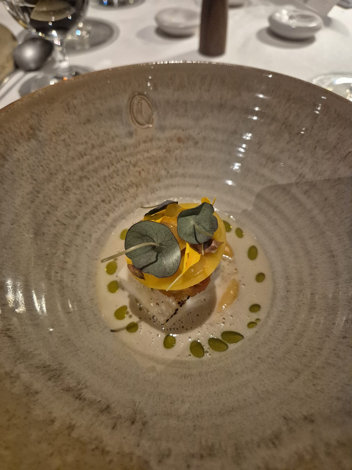 Yellow dish at Odille